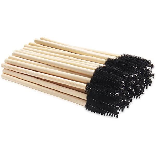 Bamboo mascara wands, eyelash brush, 50 pack, spoolie, sustainable beauty products