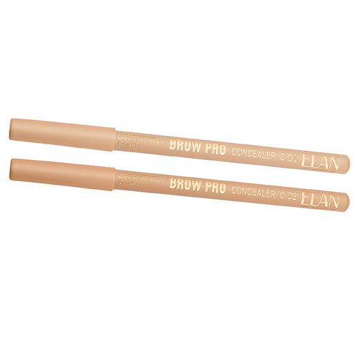 Elan Cosmetics nude brow concealer pencil, brow highlight pencil.