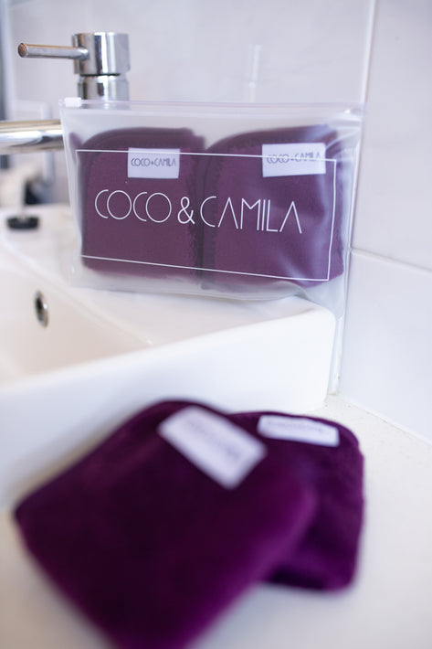 Coco & Camila Cleansing Cloth Stockist (Sugar Plum Coco)
